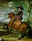 Famous Duke Paintings - The Count-Duke of Olivares on Horseback